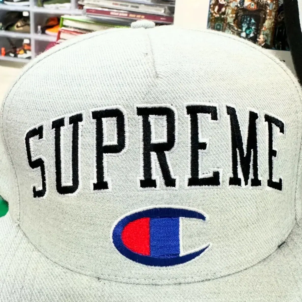 슈프림 x 챔피온 supreme champion 5 panel 스냅백