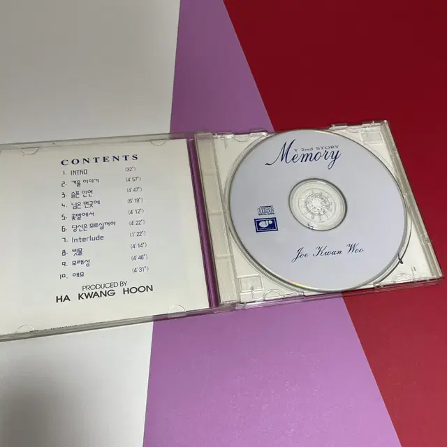 [중고음반/CD] 조관우 2집 Memory 리메이크 앨범