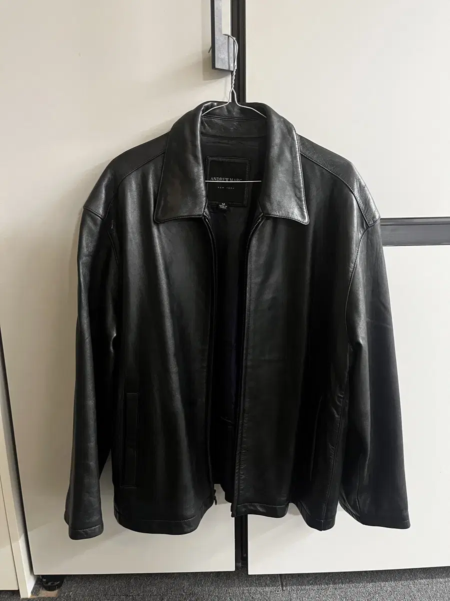 Andrew mark leather leather jacket