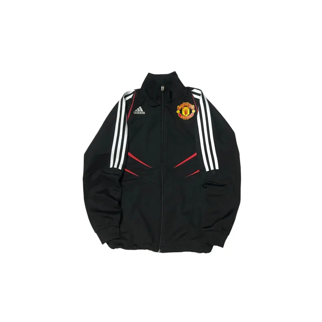 Adidas Man U Custom Jersey Soccer Track Top Black Black White