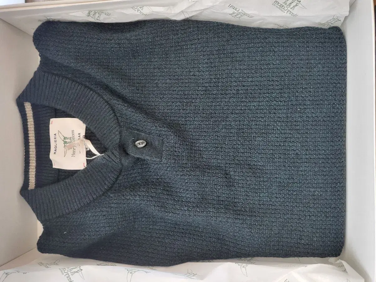 HenryCotton Knit Vest 100 AHWAW24011GRD