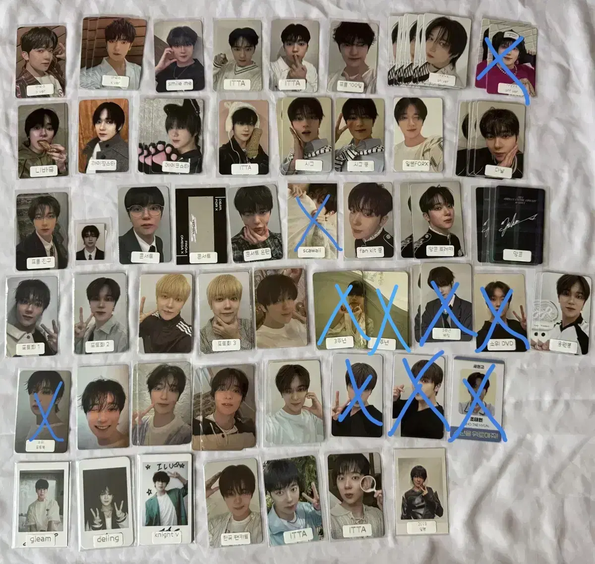 Omega X yechan photocard Alpo unreleased photocard etc.