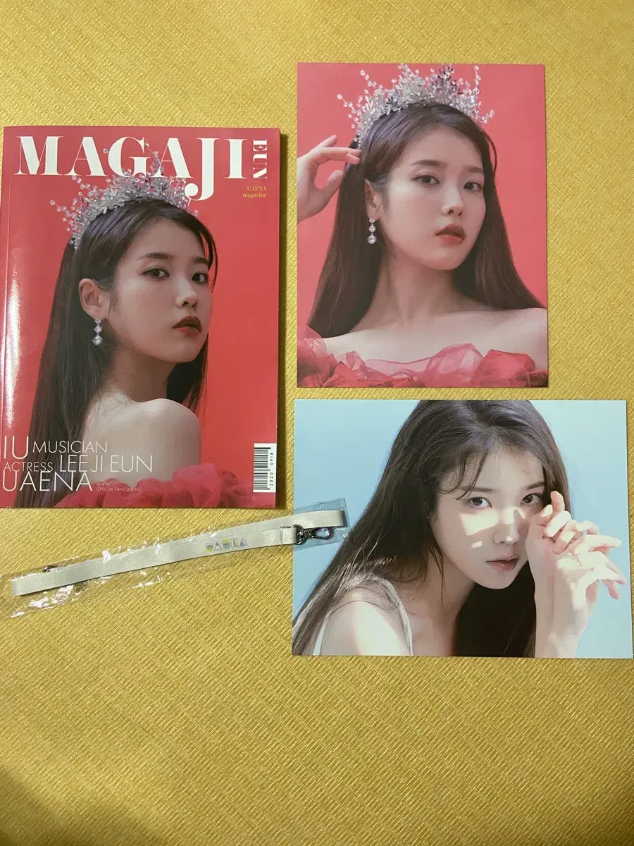 IU YooAna 4th Magazine + Mask Strap