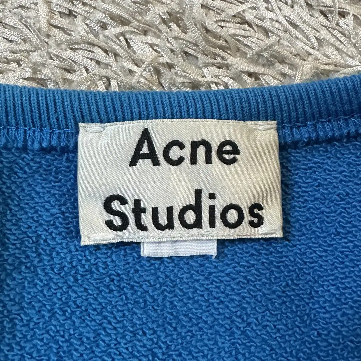 [XS] 아크네스튜디오 ACNE STUDIOS 무지 스웻셔츠 맨투맨 블루