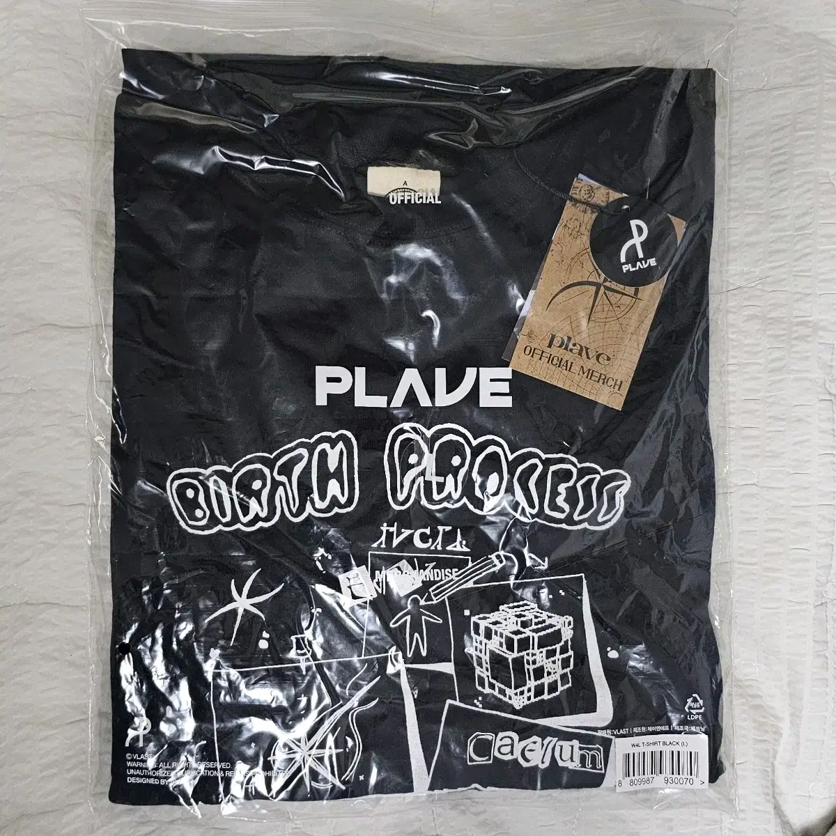 (원가이하 / 텍포함) plave W4L The Modern T-Shirt Black L