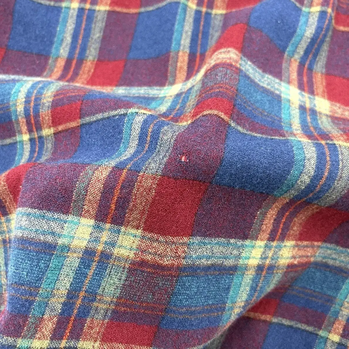 1990s Pendleton 펜들턴 스웨이드 패치 울 체크 셔츠