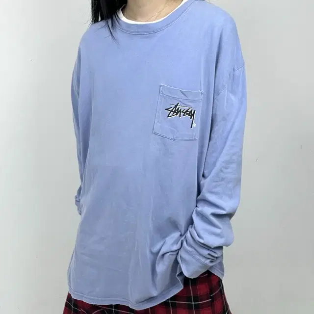 Stussy 스투시 포켓 스탁로고 슬리브