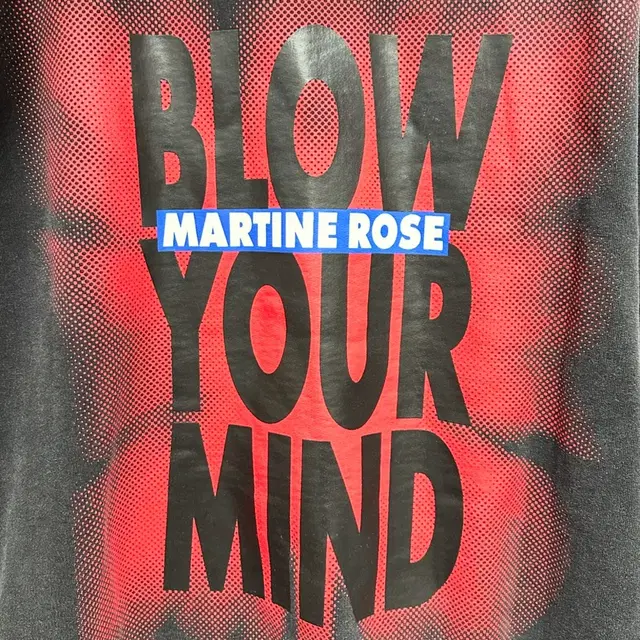 마틴로즈 MARTINE ROSE BLOW YOUR MIND HOODIE