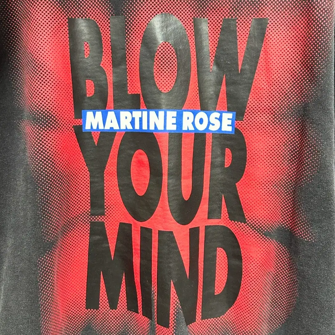 마틴로즈 MARTINE ROSE BLOW YOUR MIND HOODIE