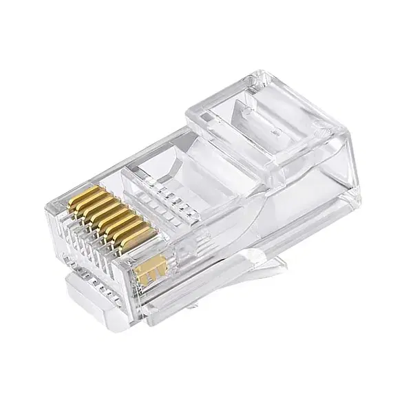 CAT.5E UTP RJ45 투명 커넥터 100개입