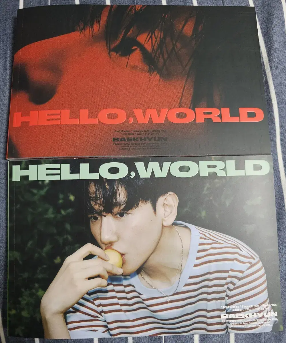 Baekhyun Solo album Hello World photobook version wts.