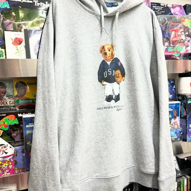 POLO BASKETBALL BEAR HOODIE 폴로 베어 후드