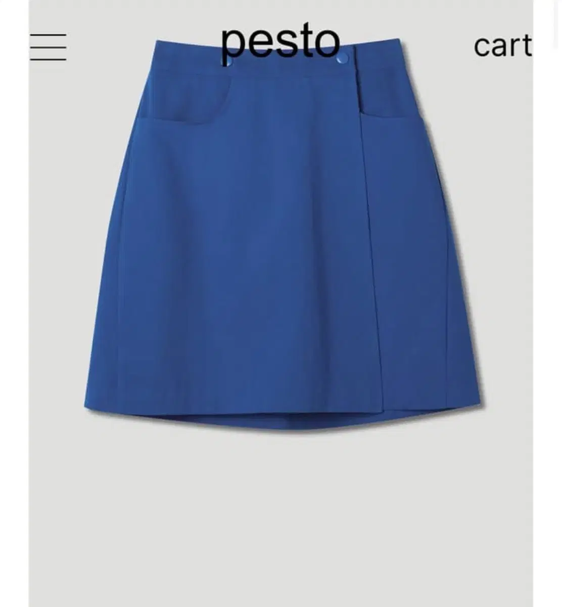 pesto WRAP MINI SKIRT