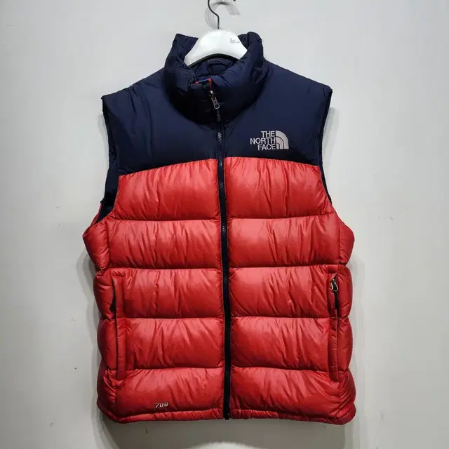 노스페이스 THE NORTH FACE 700눕시 패딩조끼 점퍼 자켓레드M