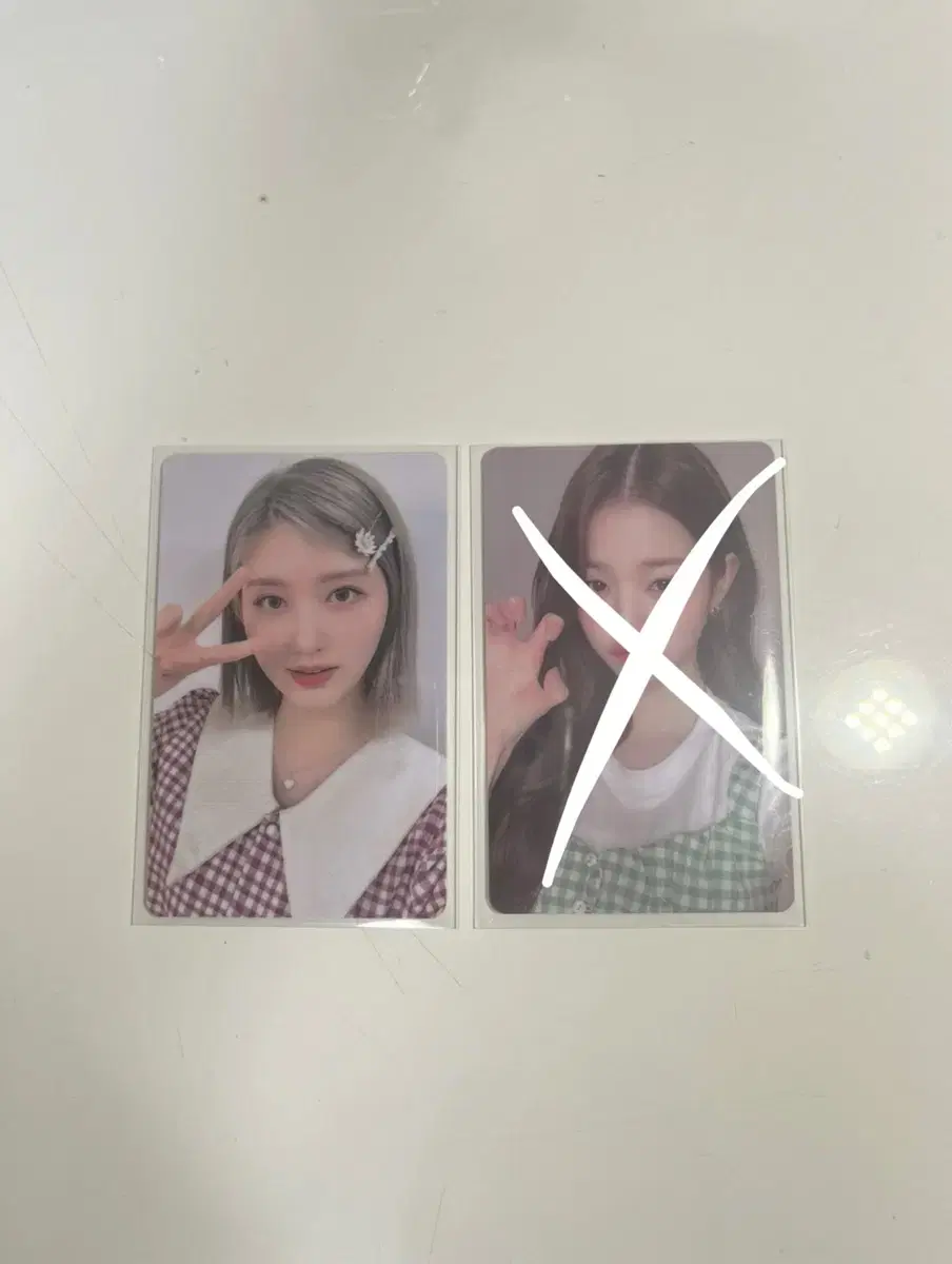 ive papa johns gaeul wonyoung photocard