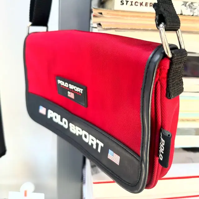 폴로스포츠 polo sport cross bag red