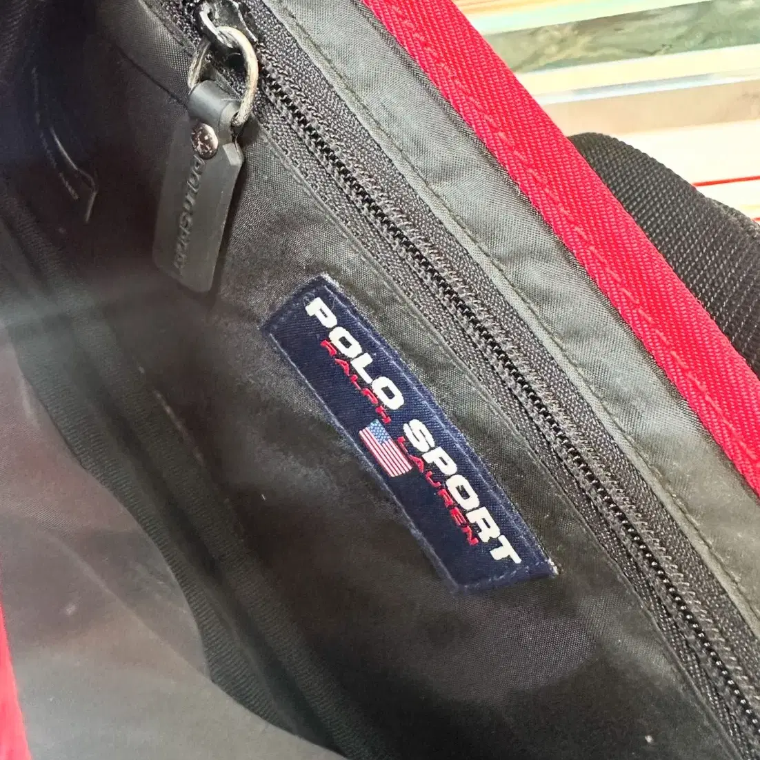 폴로스포츠 polo sport cross bag red