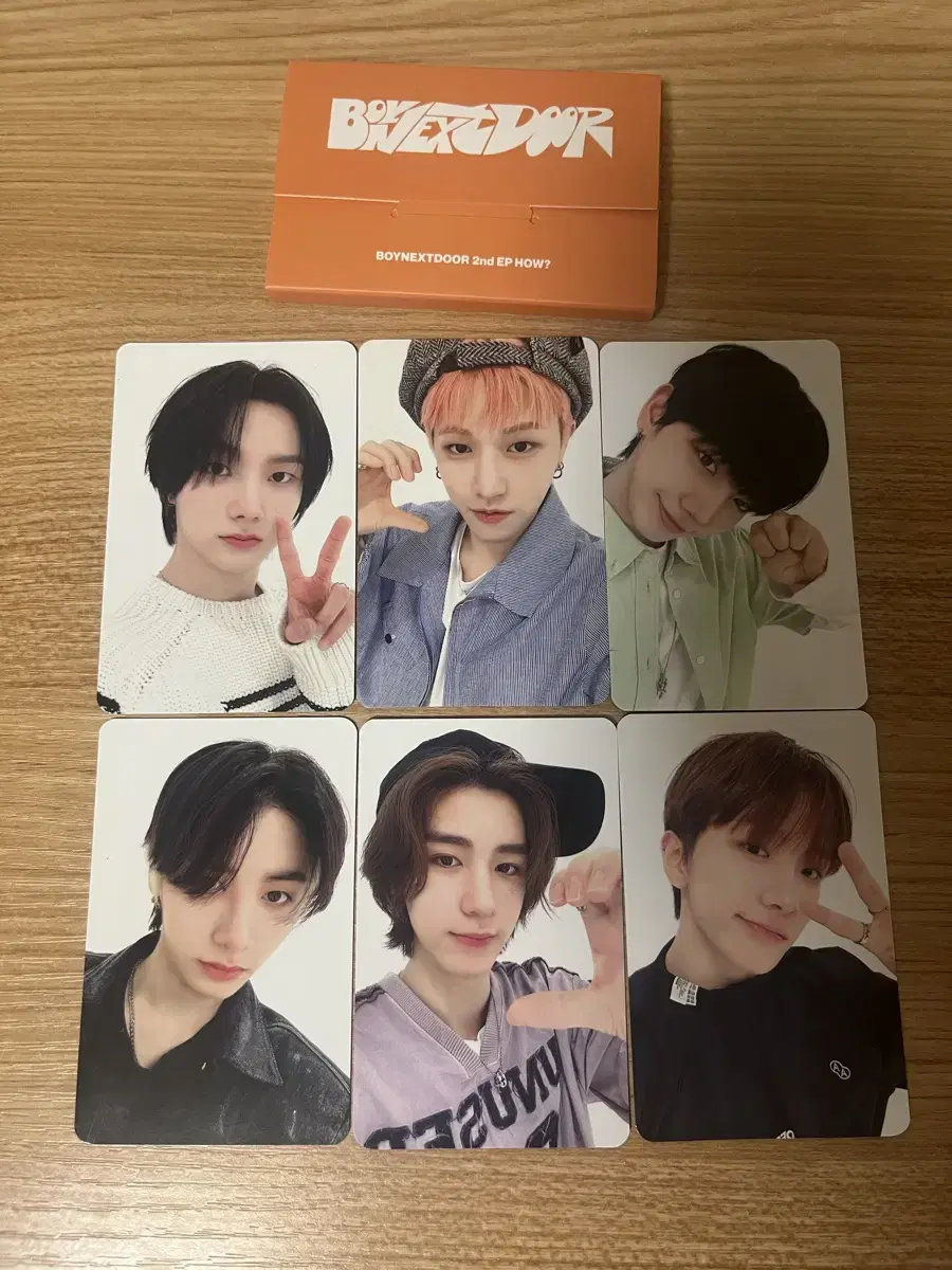 Boynextdoor TheModern pop up photocard wts