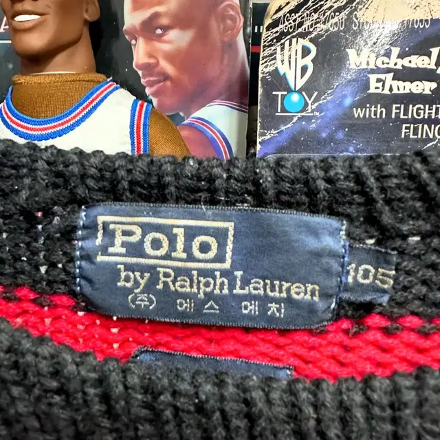 80S POLO VTG SCRIBBLE KNIT 폴로 모 스웨터