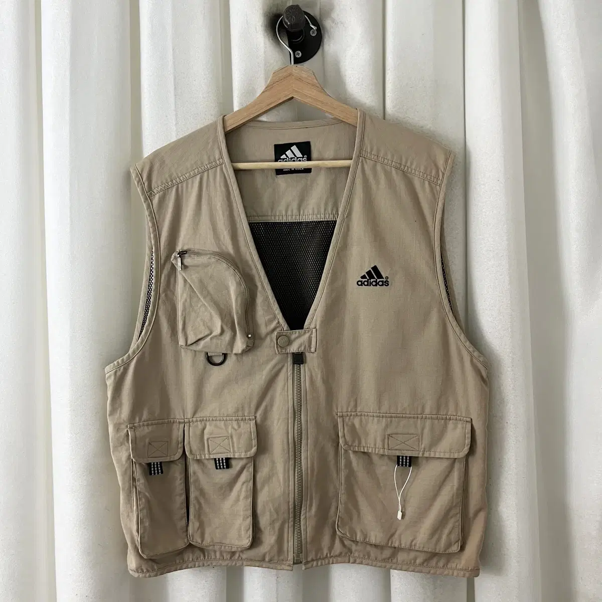 Adidas Beige Multipocket Vest