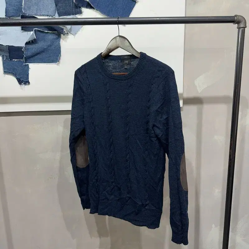 (90) Jake's LEW Casual Classic Cable Knit