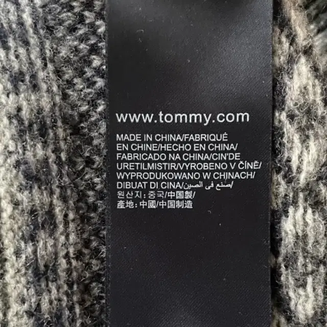 M 타미 니트 페어아일 스웨터 타미힐피거 tommy 울 패턴 노르딕