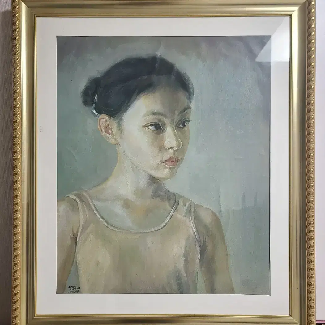 애헌, 소녀, 60x50cm, 2003년.