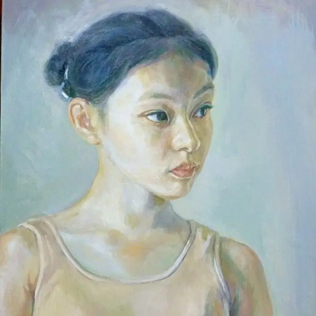 애헌, 소녀, 60x50cm, 2003년.