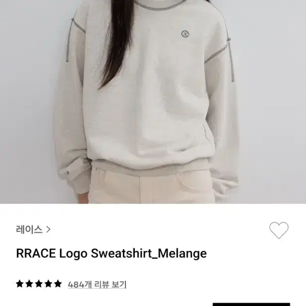 (새옷) RRACE 스웻셔츠 맨투맨