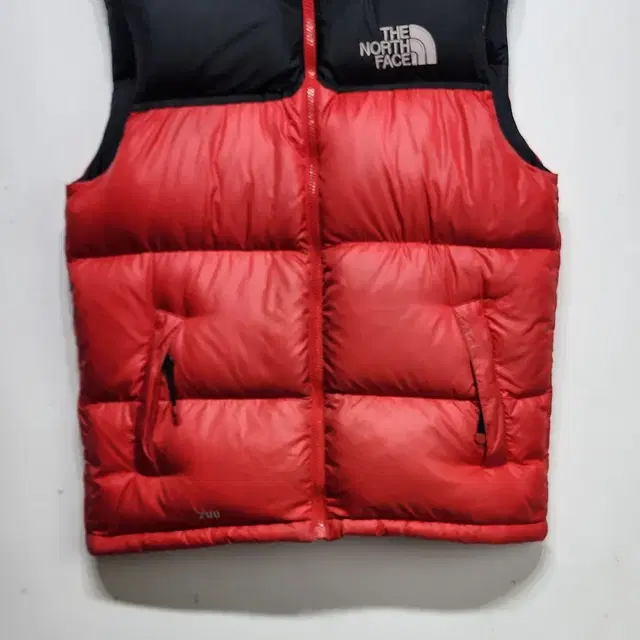 노스페이스 THE NORTH FACE 700눕시 패딩 조끼 점퍼자켓레드S