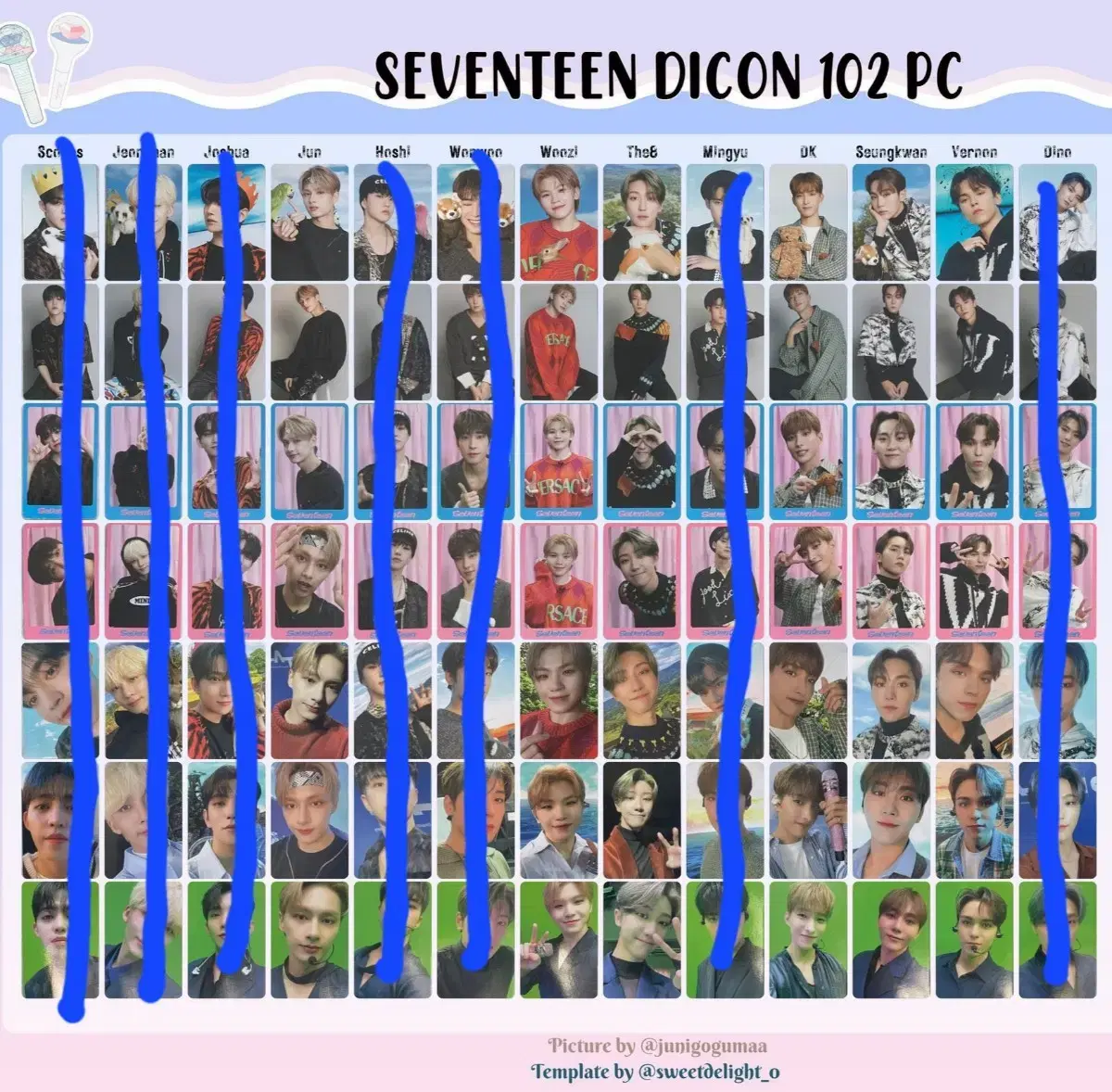 Seventeen Deikon Depesta Mini Edition Photocard