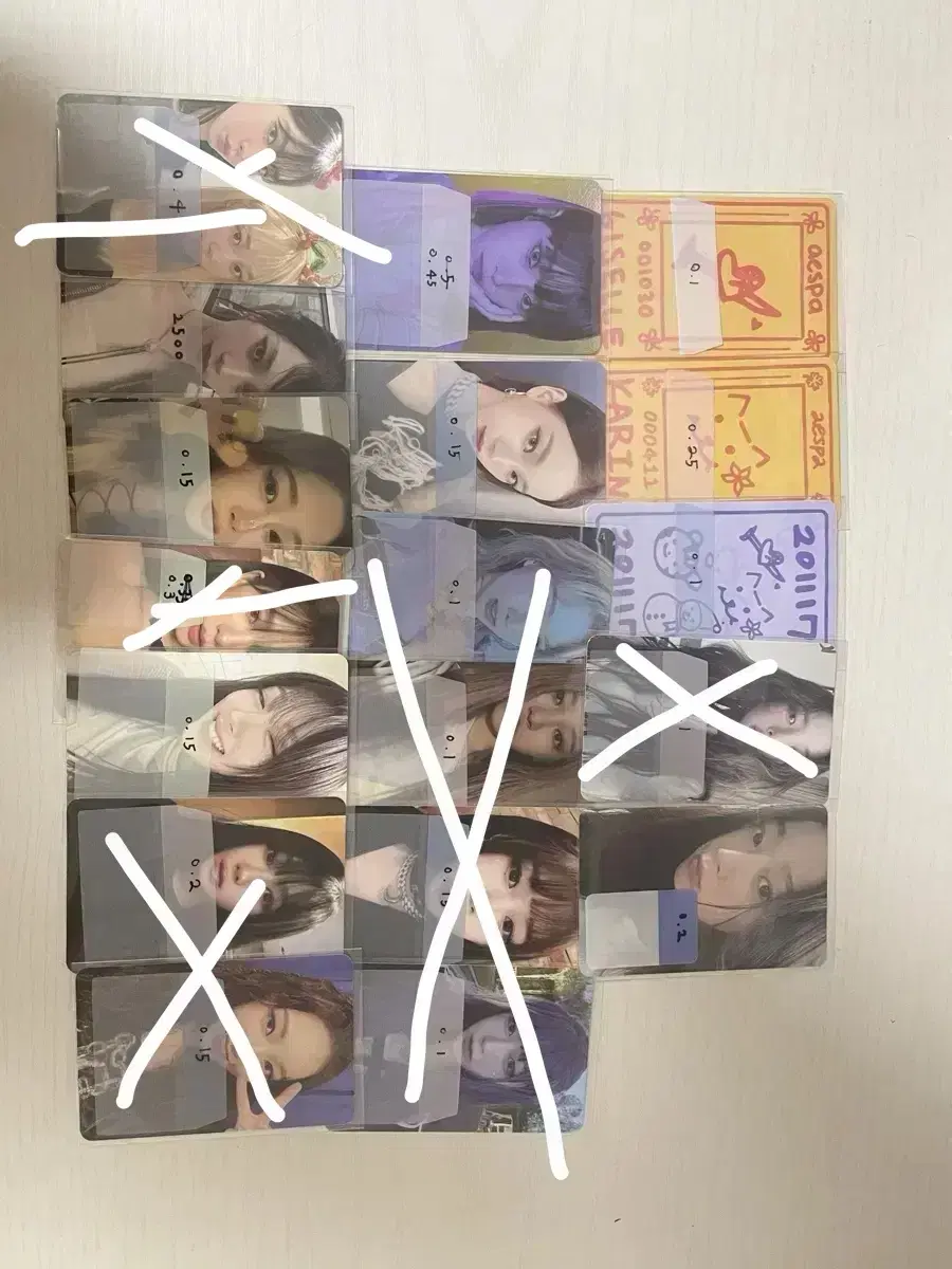 aespa photocard sellkarinaGiselleNingningwinterminjing dollsSavingsigChristmas