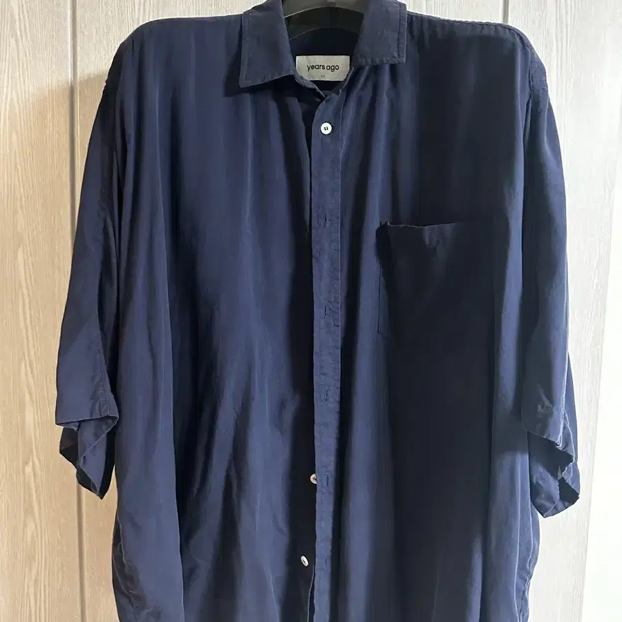 이얼즈어고 셔츠DARK NAVY WASHED COVERABLE SHIRT