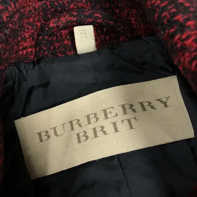 [ BURBERRY ] 버버리 체크패턴 울 코트