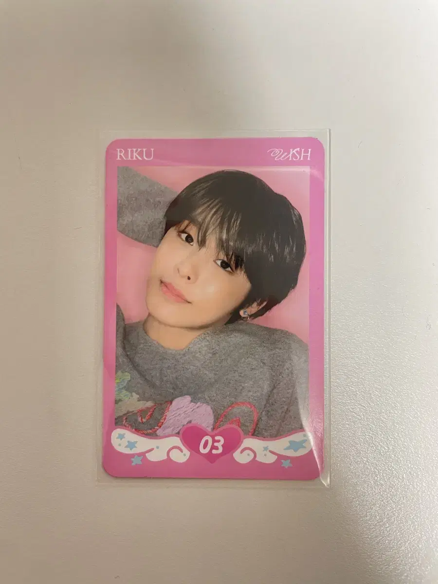 nct wish steady pop up tc bversion riku confo photocard wts