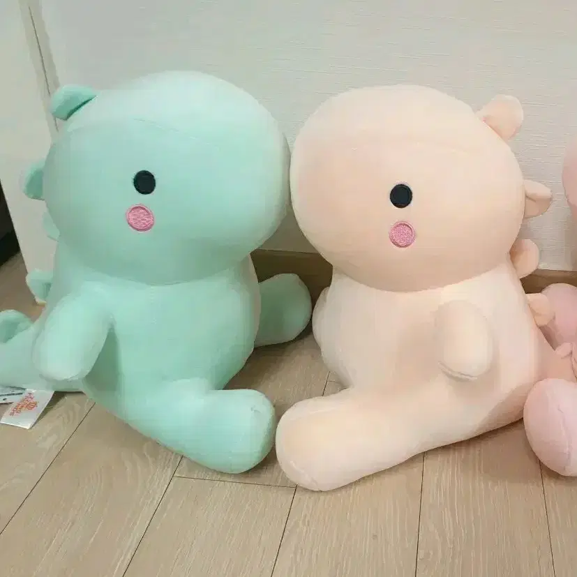 발그레 아기 공룡 인형 중형 약 30cm