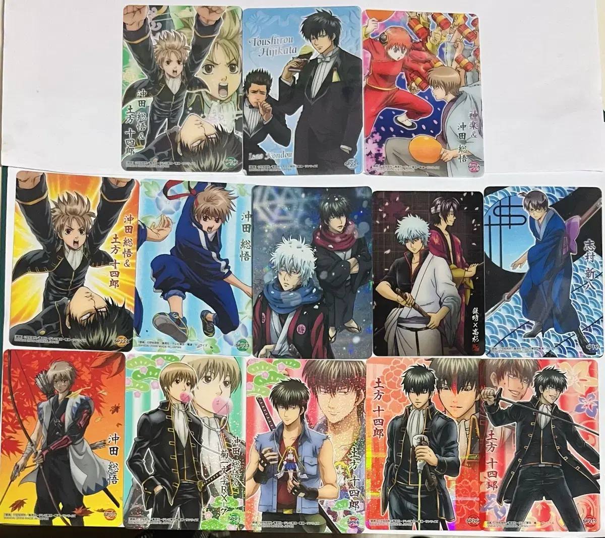 Gintama Clear kard wts cheap Gintoki Hijikata Sogokaguratakasugi