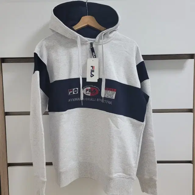 새상품)휠라 FILA 공용 반집업 후드티 아노락 후디 90 S