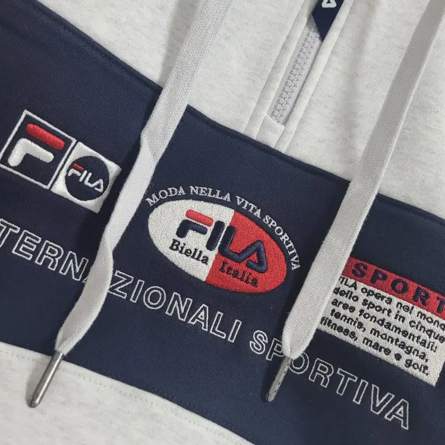 새상품)휠라 FILA 공용 반집업 후드티 아노락 후디 90 S