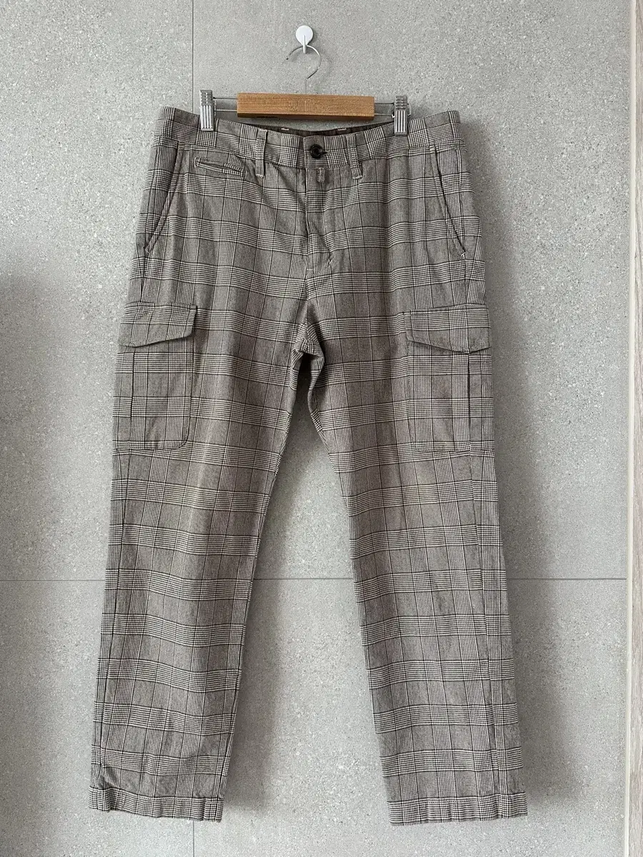 Takeokikuchi Cargo Check Pants