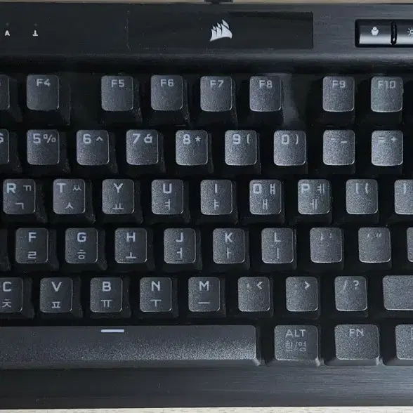 커세어 K70 RGB TKL 저적 풀윤활 (방향키 고장