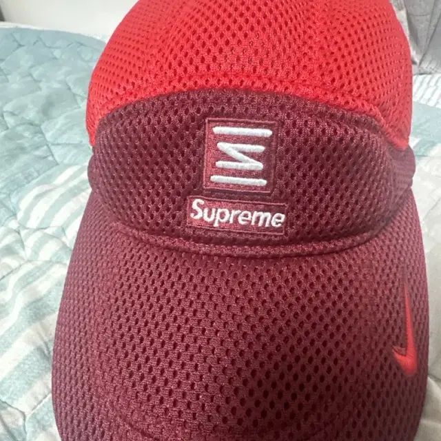 Supreme x Nike Shox Running Hat Red