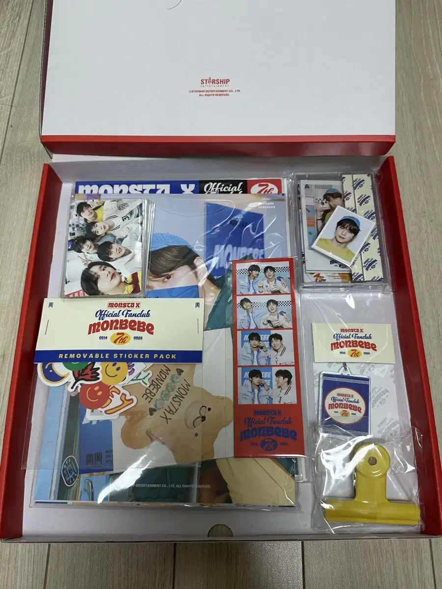 MONSTA X 7th Official Fan Club kit (Full Box)