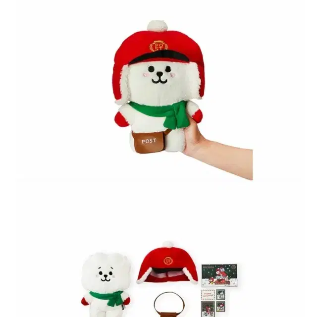 BT21 홀리데이 스탠딩인형 알제이