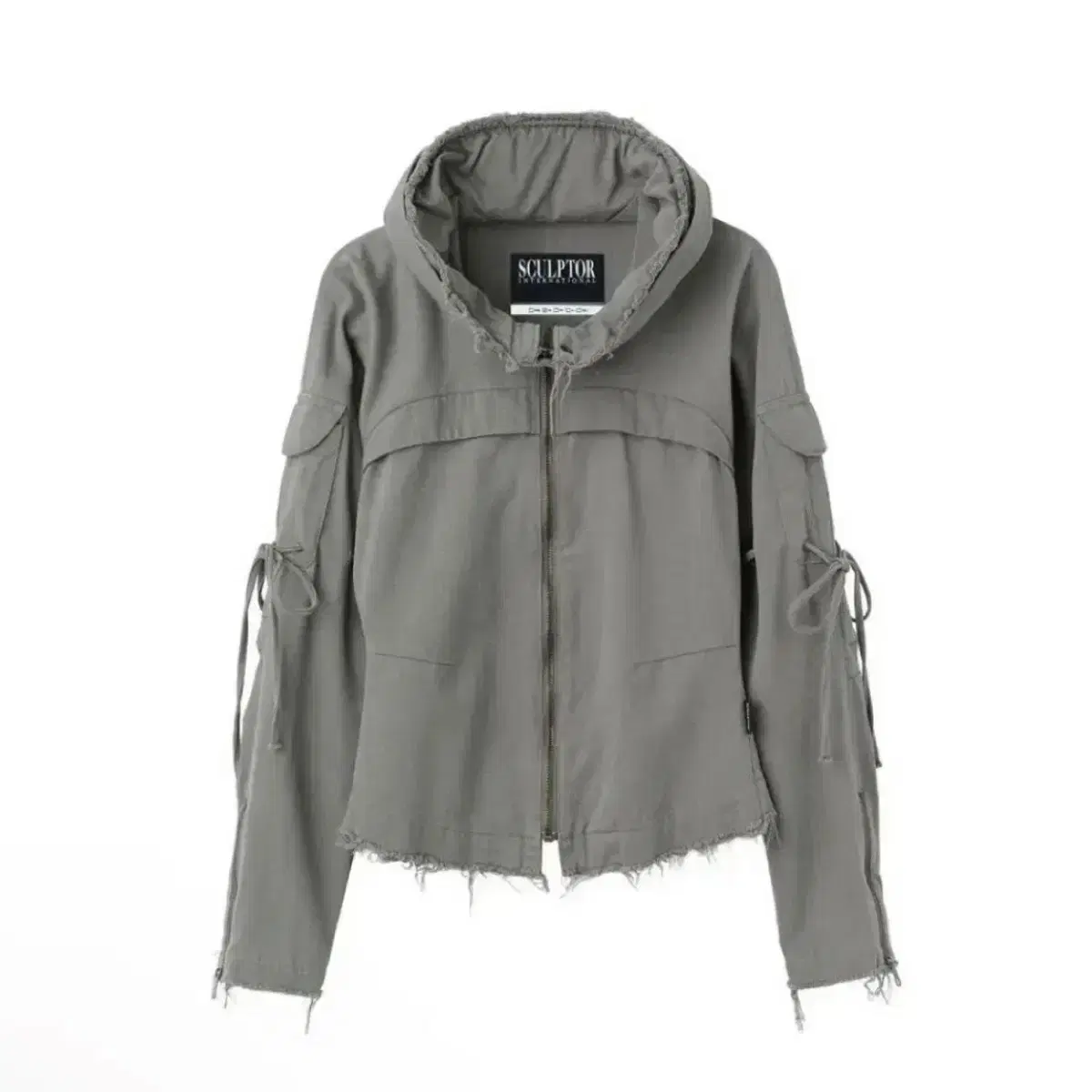 스컬프터 Low Edge Cotton Jacket Gray s