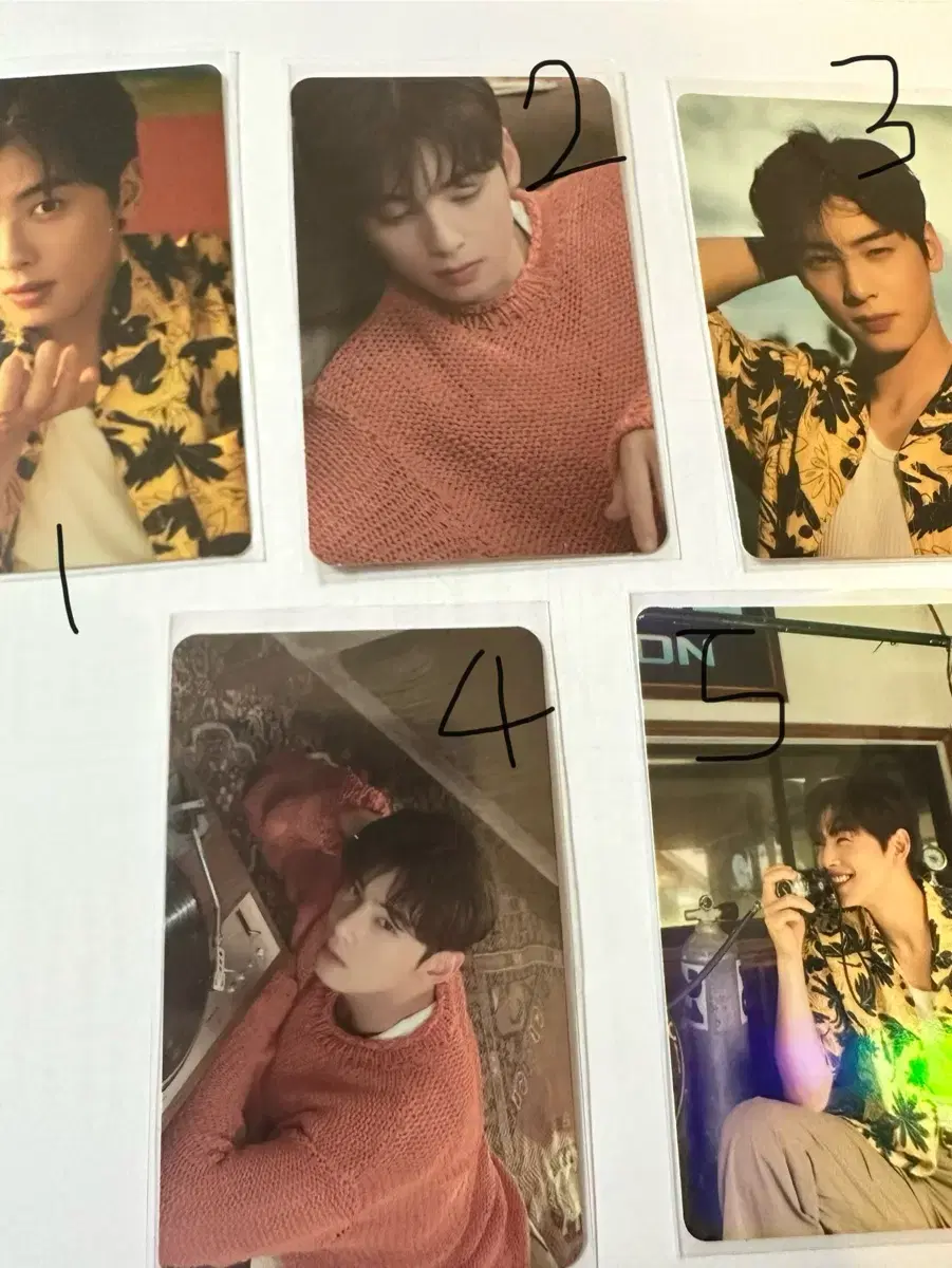 Cha Eunwoo Exhibition/Fanmeeting Photocard