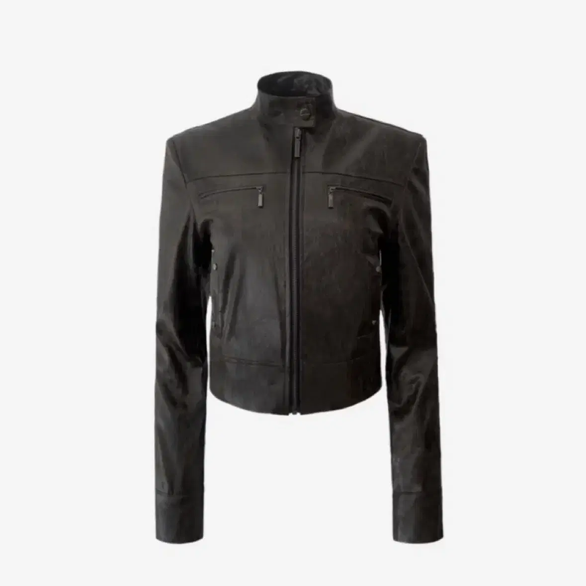 BohemianSeoul Bohemian Vintage Leather Short Jacket Brown