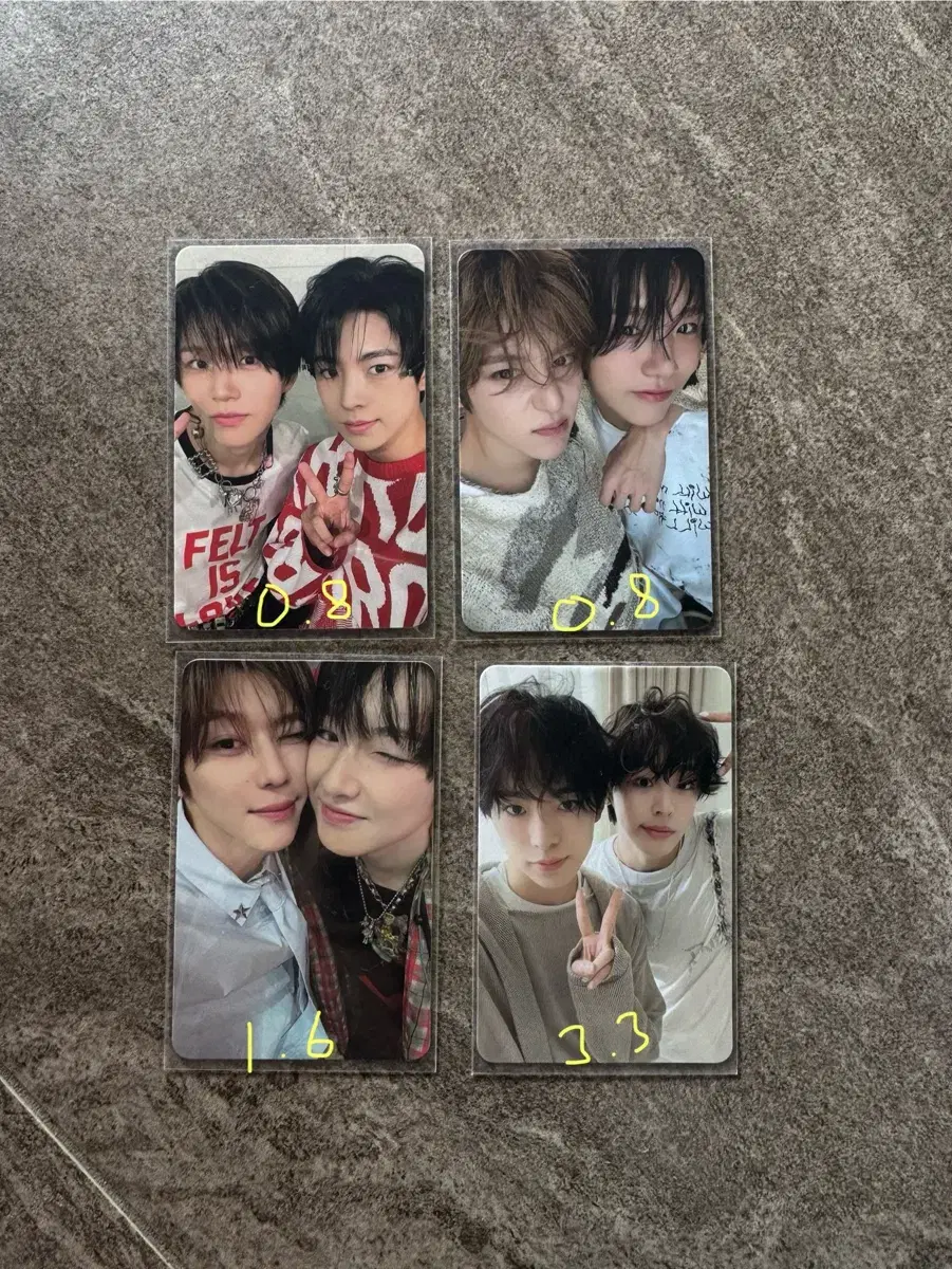 엔시티위시 pop up photocard wts 쿠우쿠우 사쿠시온 riku 유우시 포카양도 ㅡ