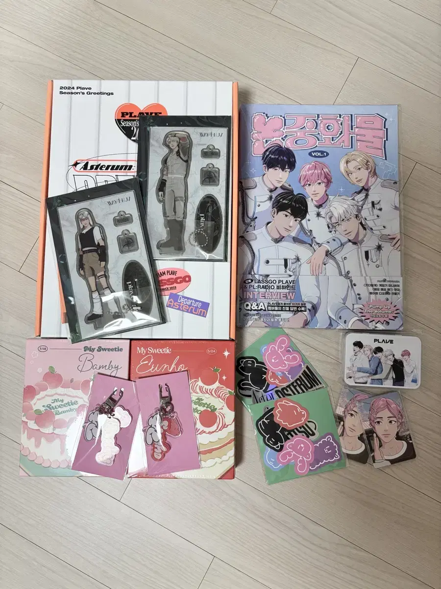 Plave Goods (Sig Acrylic Stand Samwoki Ring Birthday Kit sticker Mediheal Photocard)