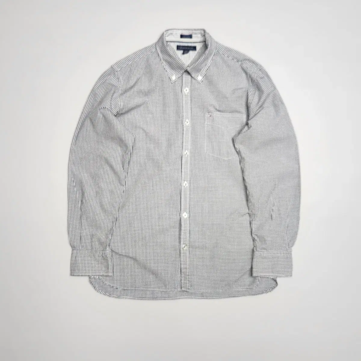 Tommy Gingham Check Shirt L